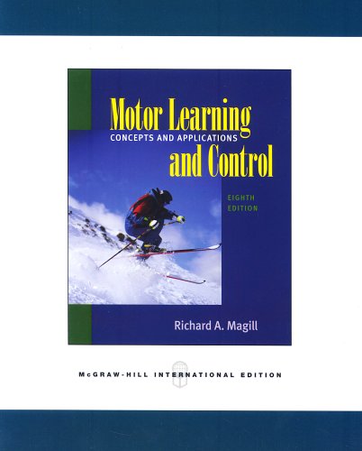 Imagen de archivo de Motor Learning and Control: Concepts and Applications a la venta por MusicMagpie