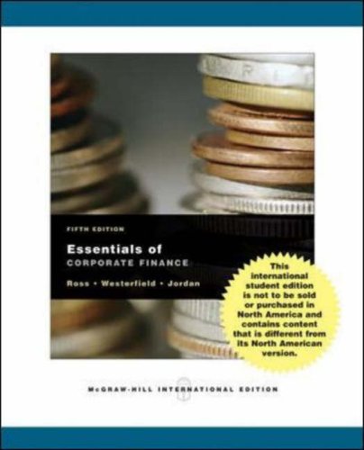 9780071107341: Essentials of Corporate Finance