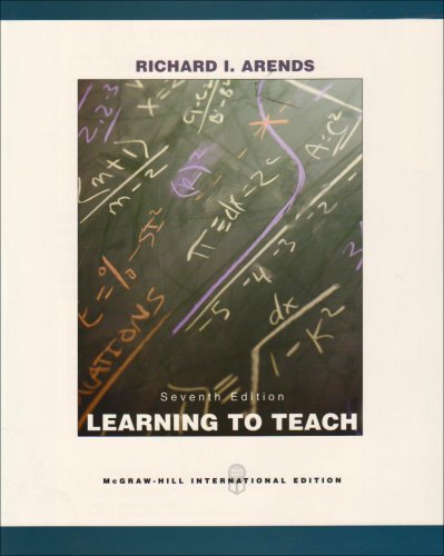Imagen de archivo de Learning to Teach. Richard Arends a la venta por HPB-Red