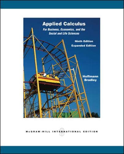 9780071108188: Applied Calculus for Business, Economics, and the Social and Life Sciences, Expanded Edition with MathZone