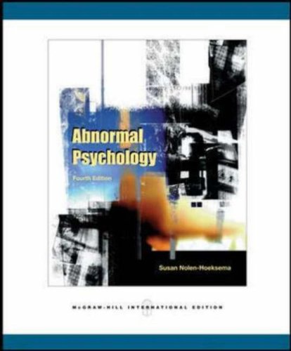 Stock image for Abnormal Psychology for sale by Solr Books