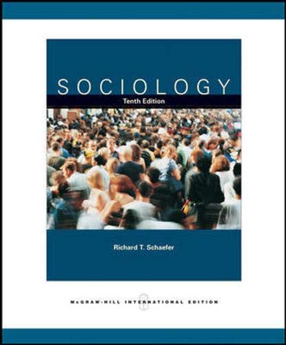 Sociology (9780071108294) by Richard T. Schaefer