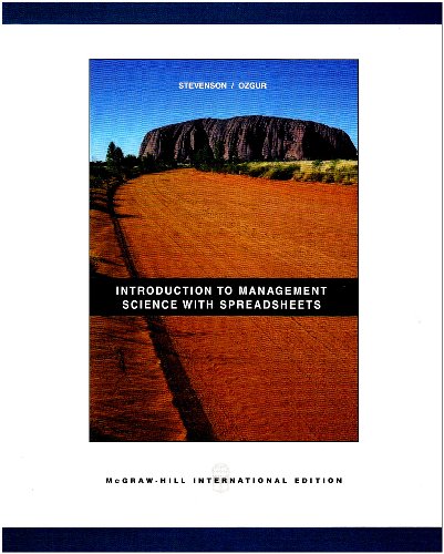 9780071108492: ISE MP INTRO TO MANAGEMENT SCIENCE W/SPREADSHEETS & STD CD