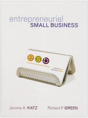 Stock image for Entrepreneurial Small Business: With Student CD and OLC by Jerome A. Katz (2006-01-01) for sale by ThriftBooks-Dallas