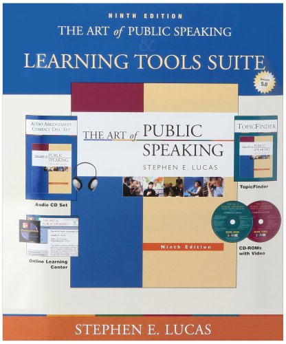 Imagen de archivo de The Art of Public Speaking with Student CDs 5. 0, Audio CD set, PW and Topic Finder a la venta por Better World Books