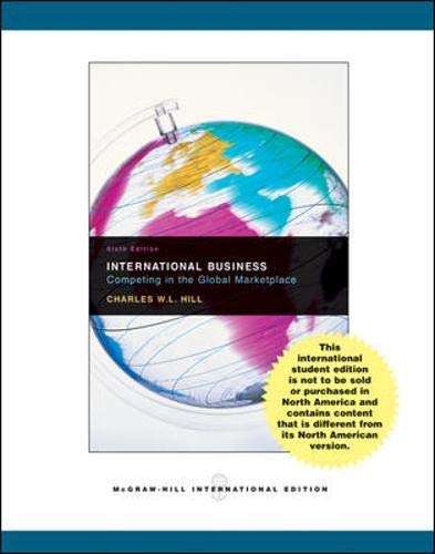Stock image for International Business: Competing in the Global Marketplace for sale by Anybook.com