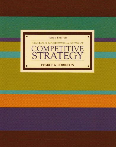 Stock image for Formulation, Implementation and Control of Competitive Strategy for sale by Majestic Books