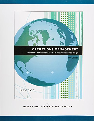9780071109161: Operations Management
