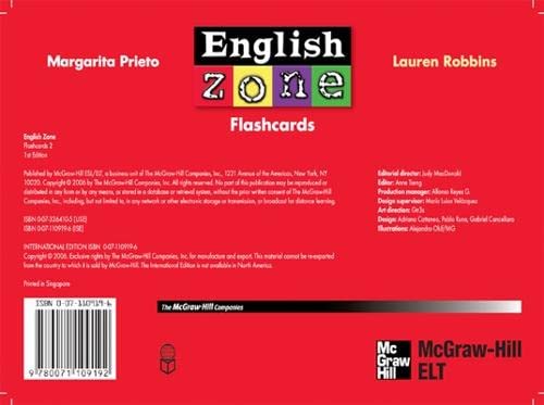 9780071109192: ENGLISH ZONE FLASHCARDS 2