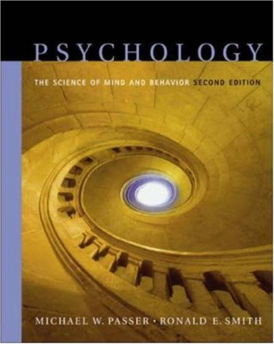 Psychology (9780071110549) by Passer; Ronald E. Smith