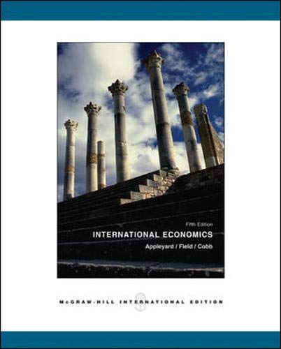 International Economics (9780071110938) by Dennis R.; Field Appleyard; Alfred J. Field