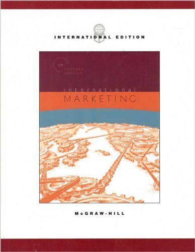 9780071111027: International Marketing (The McGraw-Hill/Irwin Series in Marketing)