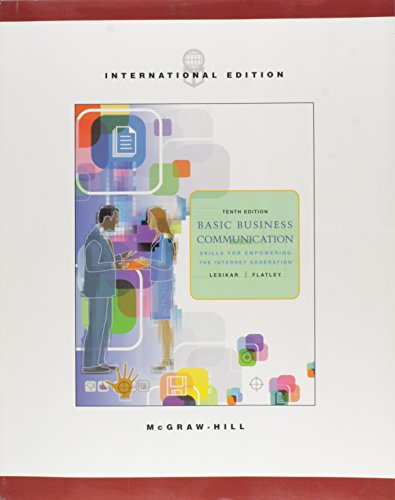 Stock image for Basic Business Communication : Skills for Empowering the Internet Generation for sale by Better World Books