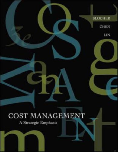 9780071112116: Cost Management: A Strategic Emphasis