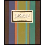 Stock image for Strategic Management : Formulation, Implementation, and Control for sale by GF Books, Inc.