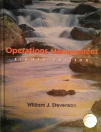 9780071112185: Operations Management (International Edition)