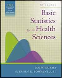 Stock image for Basic Statistics for the Health Sciences for sale by Iridium_Books