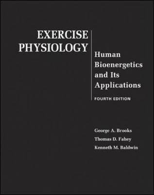 9780071112567: Exercise Physiology: Human Bioenergetics and Its Applications