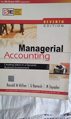 Stock image for Managerial Accounting: Creating Value in a Dynamic Business Environment for sale by ThriftBooks-Atlanta