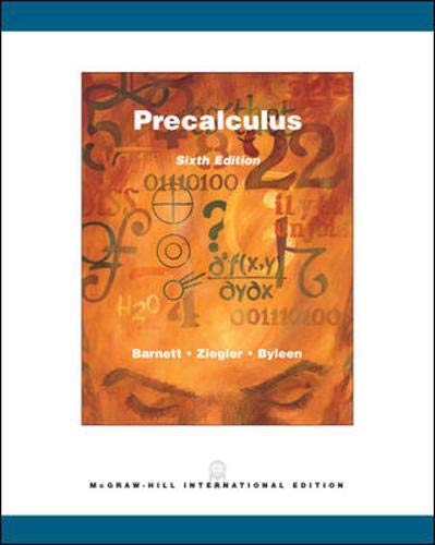9780071113199: Precalculus: Functions and Graphs