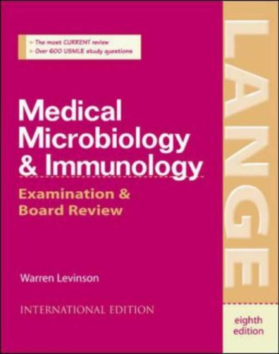 Stock image for Medical Microbiology and Immunology: Examinations and Board Review for sale by ThriftBooks-Dallas