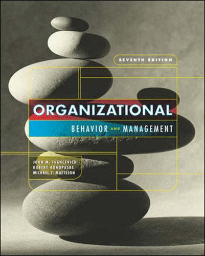 Imagen de archivo de Organizational Behavior and Management a la venta por Basi6 International