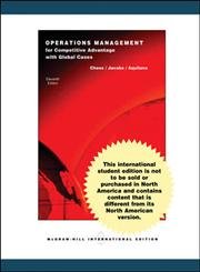 Stock image for Operations Management for Competitive Advantage for sale by SecondSale