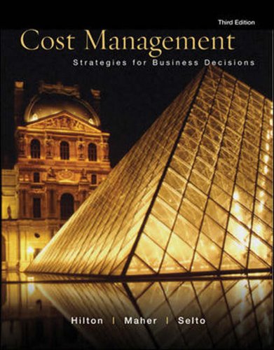 Beispielbild fr Cost Management: Strategies for Business Decisions zum Verkauf von Phatpocket Limited