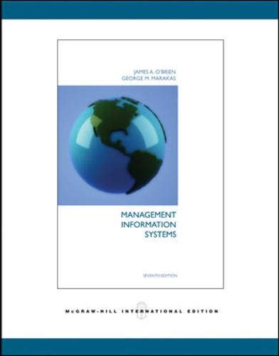 9780071116299: Management Information Systems