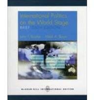 9780071116435: International Politics on the World Stage, Brief. John Rourke & Mark Boyer