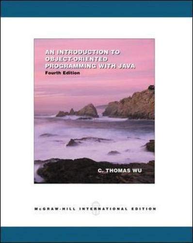 Beispielbild fr An Introduction to Object-Oriented Programming With Java zum Verkauf von WorldofBooks