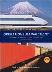 Operations Management: Integrating Manufacturing and Services [With CD (Audio)] (9780071117241) by Davis, Mark M.; Heineke, Janelle