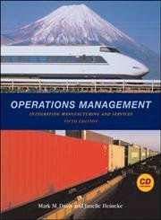 9780071117241: Operations Management: Integrating Manufacturing and Services [With CD (Audio)]