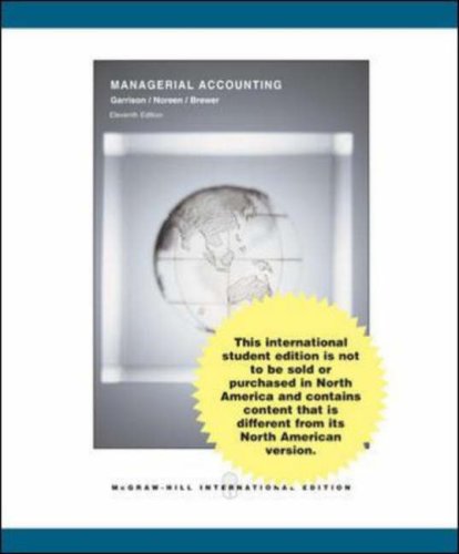 9780071117944: Managerial Accounting 11e with Topic Tackler Plus