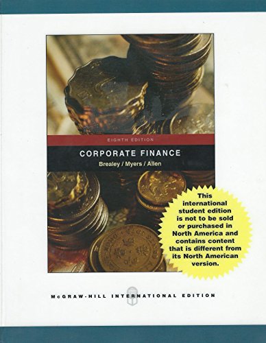 Beispielbild fr Principles of Corporate Finance with Student CD, Ethics in Finance Powerweb and Standard and Poor zum Verkauf von Better World Books Ltd