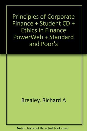 9780071118002: Principles of Corporate Finance