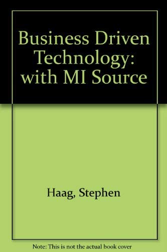 9780071118361: with MI Source (Business Driven Technology)