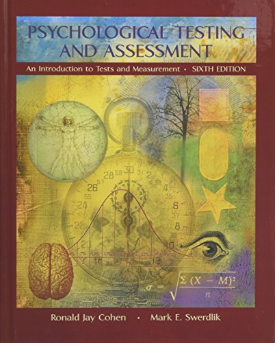 Psychological Testing and Assessment with Exercises Workbook (9780071119641) by Cohen