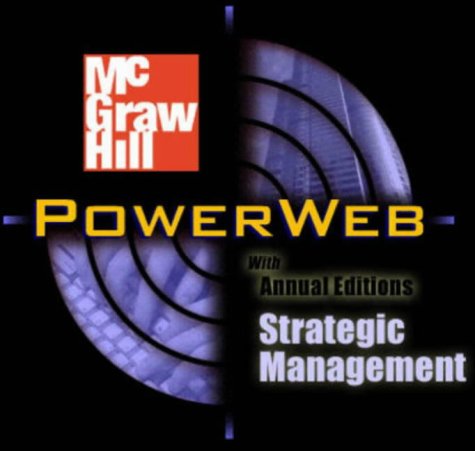 Strategic Management with Powerweb (9780071121316) by Thompson, Arthur; Strickland III, A.J.