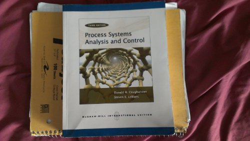 Imagen de archivo de Process Systems Analysis and Control a la venta por Majestic Books