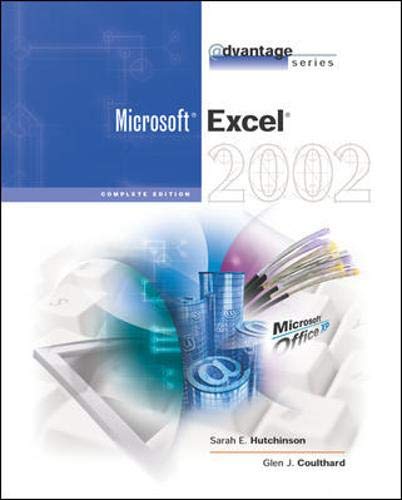 Stock image for Advantage: Excel 2002 (Advantage Series) for sale by Phatpocket Limited
