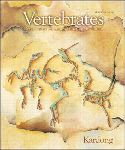 9780071122351: Vertebrates: Comparative Anatomy, Function, Evolution