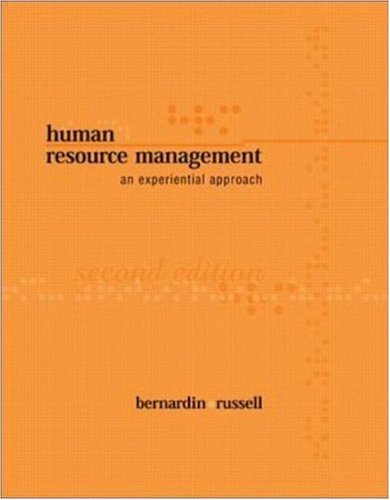 Beispielbild fr Human Resource Management: An Experiential Approach zum Verkauf von Buchpark