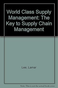 Beispielbild fr World Class Supply Management : Key to Supply Chain Management zum Verkauf von Better World Books Ltd