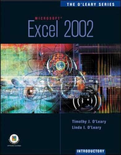 9780071123587: The O'Leary Series: Excel 2002- Introductory