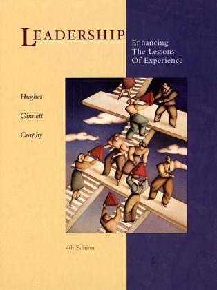Imagen de archivo de Leadership: Enhancing the Lessons of Experience (McGraw-Hill International Editions) a la venta por Wonder Book