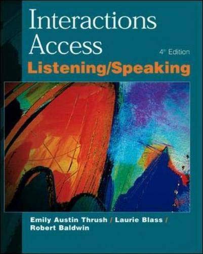 9780071124010: Interactions Access: Listening & Speaking