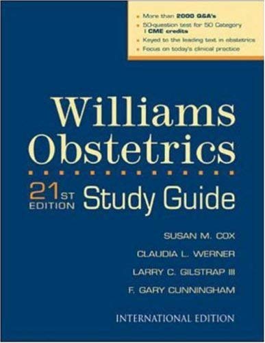 Williams Obstetric: Study Guide (9780071124515) by Gilstrap