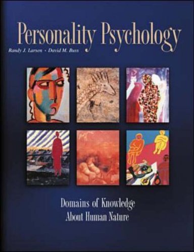 Personality Psychology: With PowerWeb (9780071124713) by Randy J. Larsen; David M. Buss