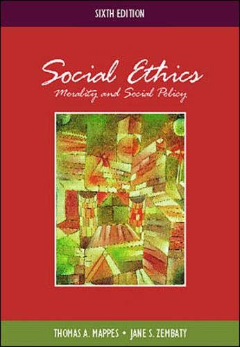 Social Ethics: Morality and Social Policy: With PowerWeb (9780071124805) by Thomas A. Mappes